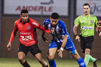Esportivo x Brasil de Pelotas pela Divisão de Acesso 2026. Jogo da sexta rodada, no Estádio Montanha dos Vinhedos.<!-- NICAID(16349446) -->