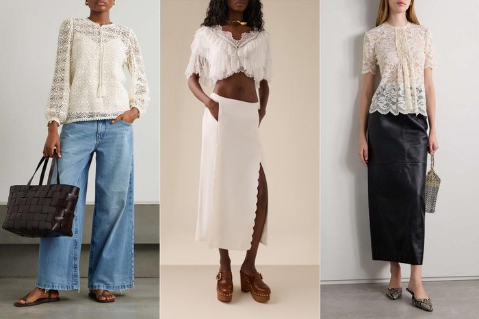 Net-a-porter e Frame / Moda Operandi e Chloe / Net-a-porter e Rabanne / Divulgação