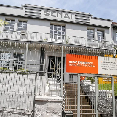 Fachada Senai. (Neimar De Cesero/Agência RBS)Indexador: Neimar De Cesero<!-- NICAID(15935115) -->