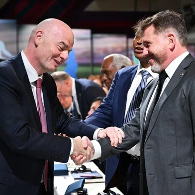 Gianni Infantino, Alejandro Dominguez, futebol
