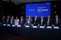PORTO ALEGRE, RS, BRASIL - 11/02/2026 - O Banrisul registrou lucro líquido recorde em 2025. O resultado foi de R$ 1,6 bilhão, consolidando alta de 75,2% em relação ao desempenho do banco em 2024. O balanço financeiro foi apresentado pela instituição em coletiva de imprensa realizada na noite desta quarta-feira (11), em Porto Alegre (Foto: Tiago Pereira/Banrisul)<!-- NICAID(16223513) -->