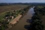 Pareci Novo, RS, Brasil, 31-07-2023: Antiga barragem do Rio Branco, no rio Caí, em Pareci Novo. Foto: Mateus Bruxel / Agência RBSLocal: Pareci Novo<!-- NICAID(15496422) -->