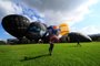 BENTO GONÇALVES, RS, BRASIL, 24/09/2021. III Festival de Balonismo de Bento Gonçalves. Programação é gratuita e segue até domingo; além dos balões, público poderá aproveitar atrações musicais. (Porthus Junior/Agência RBS)<!-- NICAID(14898838) -->