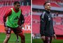 Alan Patrick e Borré treinam com bola e ficam próximos do retorno ao time do Inter