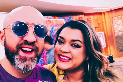 Fabrício Carpinejar e Preta Gil