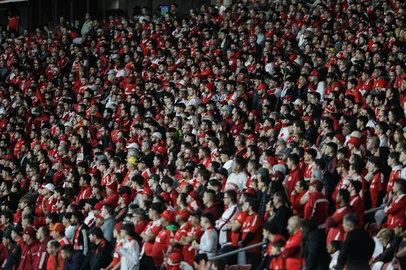 Renan Mattos / Agencia RBS PORTO ALEGRE, RS, BRASIL, 20-08-2025: Internacional vs Flamengo, pelo jogo da volta da Copa Libertadores 2025, no estádio Beira-Rio, em Porto Alegre. Foto: Renan Mattos/Agência RBS<!-- NICAID(16106497) -->