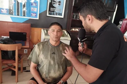 Jardel, ex-centroavante do Grêmio, em entrevista ao repórter Filipe Duarte