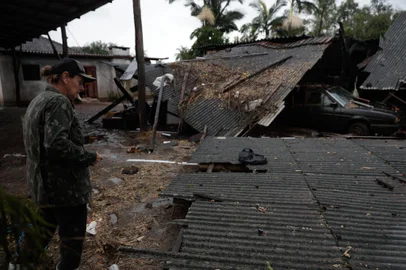 Rio Pardinho, RS Brasil Distritos de santa cruz sofrem com enchente. Fotos Jonathan Heckler/Agencia RBS<!-- NICAID(15750446) -->