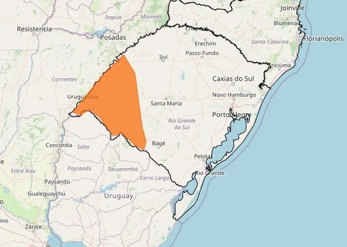 Instituto Nacional de Meteorologia (Inmet) / Reprodução Instituto Nacional de Meteorologia (Inmet) / Reprodução