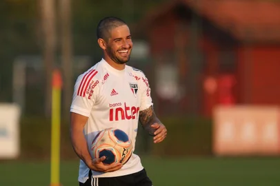 Atacante do São Paulo Futebol Clube Alexandre Pato<!-- NICAID(14571570) -->