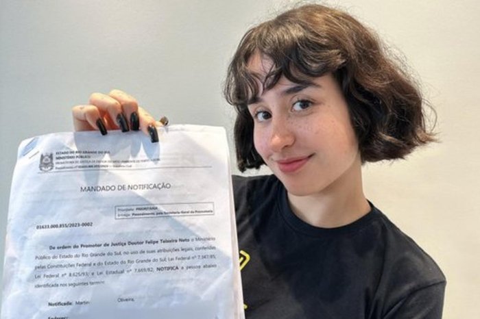 MP notifica criadora de conteúdo adulto Martina Oliveira, conhecida