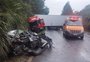 Acidente entre carro e dois caminhões causa uma morte na RS-135, em Coxilha