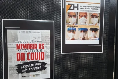 Exposição no Parlamento gaúcho marca o Dia Estadual de Memória às Vítimas da Covid-19<!-- NICAID(16250841) -->