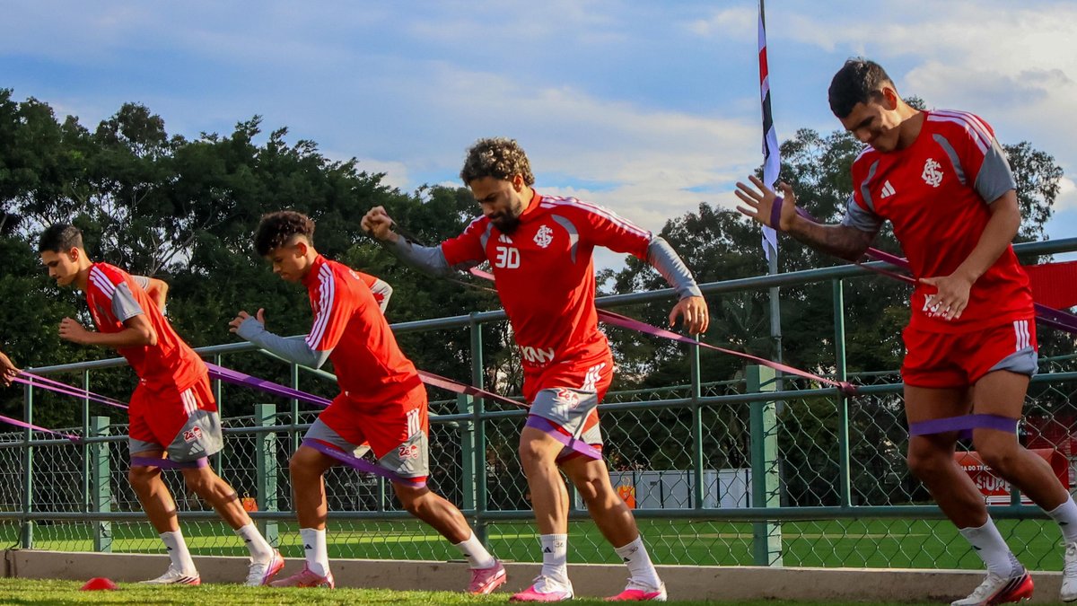 Inter treina no CT do São Paulo antes de enfrentar o Palmeiras