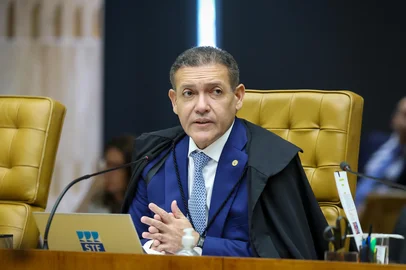 Ministro Kassio Nunes Marques na sessão plenária do Supremo Tribunal Federal em 08/10/2026<!-- NICAID(16387016) -->
