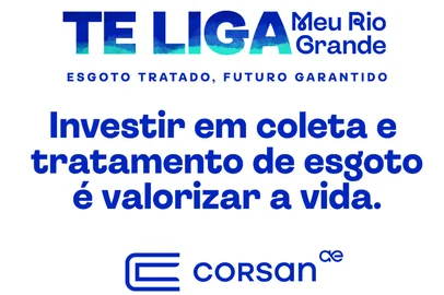 No domingo (27), em um dos intervalos do Fantástico, a Corsan vai lançar a campanha Te liga, Meu Rio Grande, de convencimento da população sobre a importância do tratamento de esgotos. A campanha trará dados e informações acerca do tema para conscientizar a população de que não adianta construir redes se cada residência ou empreendimento comercial não se conectar. <!-- NICAID(16024708) -->