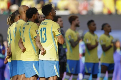 Rafael Ribeiro / CBF Seleção Brasileira na estreia da Copa de 2026<!-- NICAID(16307456) -->