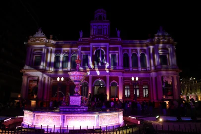 PORTO ALEGRE, RS, BRASIL: Noite dos Museus 2024 leva atrações a diferentes pontos da Capital neste sábado. Na foto: Paço Muunicipal<!-- NICAID(15930898) -->