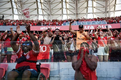 PORTO ALEGRE, RS, BRASIL, 07-12-2025: Internacional vs RB Bragantino, no Beira-Rio, pelo Brasileirão Série A 2025. Foto: Duda Fortes/Agência RBS<!-- NICAID(16182248) -->