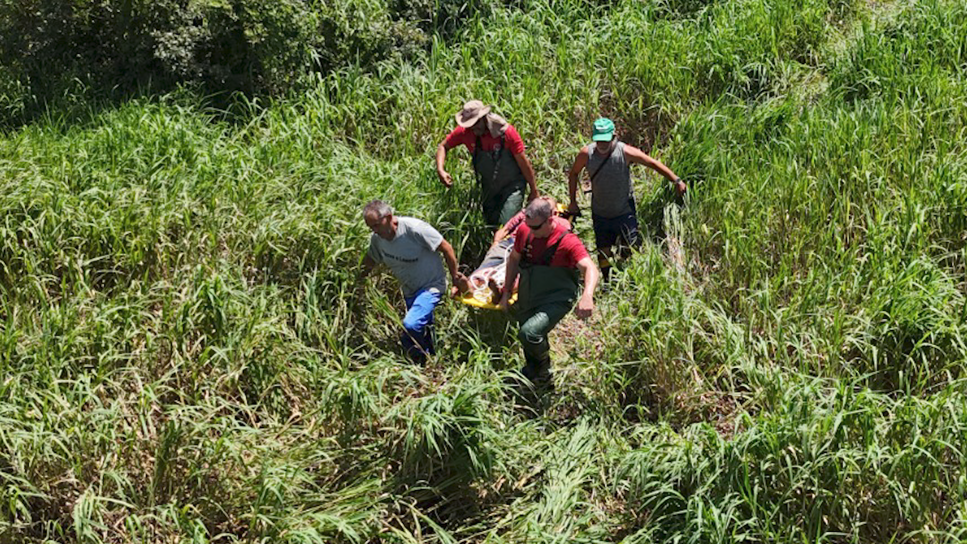 Casal &eacute; resgatado na mata em Eldorado do Sul ap&oacute;s se perder em trilha