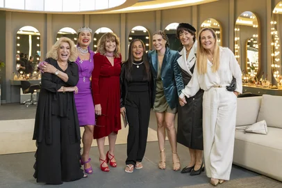 28 de abril de 2025TV Globo celebra seus 60 anos com megashow. Encontro de vilãs foi uma das atrações. Branca (Susana Vieira), Cristina (Flávia Alessandra), Nazaré (Renata Sorrah), Carminha (Adriana Esteves), Maristela (Lilia Cabral), Raquel (Glória Pires) e Vanessa (Leticia Colin)<!-- NICAID(16026292) -->