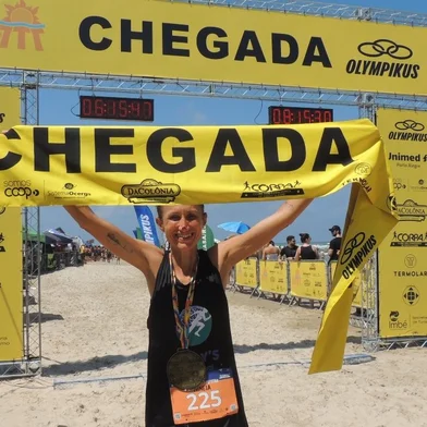 Minéia Vinch, campeã da ultramaratona da TTT