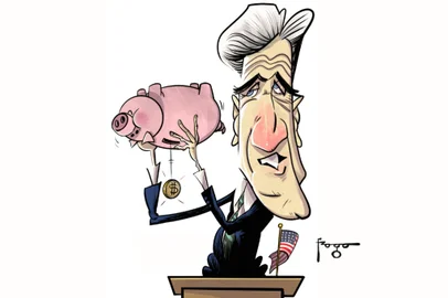 Caricatura de Gilmar Fraga - Foto: Gilmar Fraga/Agência RBS<!-- NICAID(15365841) -->