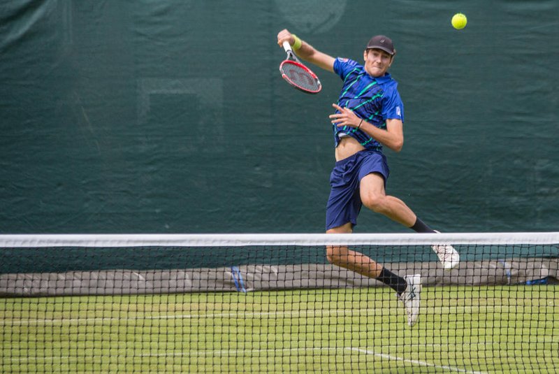Tenista Marcelo Demoliner, em Wimbledon, 2016<!-- NICAID(14840208) -->