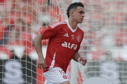 Porto Alegre, RS, Brasil, 26-04-2025: jogo entre Internacional e Juventude pelo Campeonato Brasileiro. Borré. Foto: Mateus Bruxel /  Agência RBS<!-- NICAID(16025150) -->