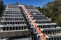 Porto Alegre, RS, BrasilCondomínio Residencial Encosta do Poente desperta curiosidade por seu formato de escadaria na encosta do morro santa tereza.Local: Porto Alegre<!-- NICAID(16049124) -->