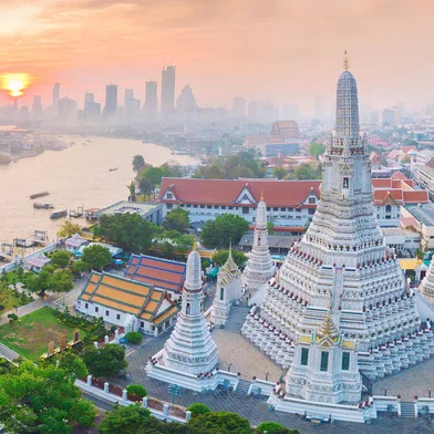 High angle view Bangkok Thailand. Foto: nukul2533 / stock.adobe.comFonte: 299217820<!-- NICAID(16110973) -->