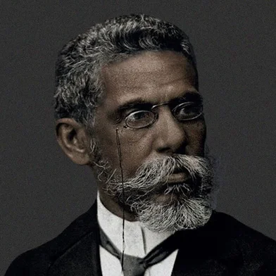 Campanha cria imagem de Machado de Assis negro para reparar equívoco histórico.<!-- NICAID(14064292) -->