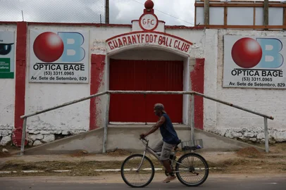 Bagé, RS, Brasil - Caravana do Gauchão 2025. Estádio Estrela D’alva, do Guarany de Bagé. Foto: Jefferson Botega / Agencia RBSIndexador: jeff botega<!-- NICAID(15962316) -->