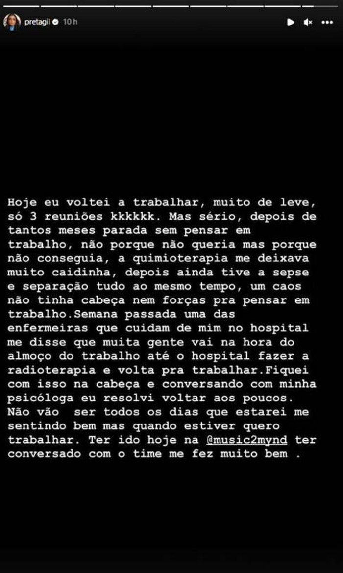 @pretagil Instagram / Reprodução