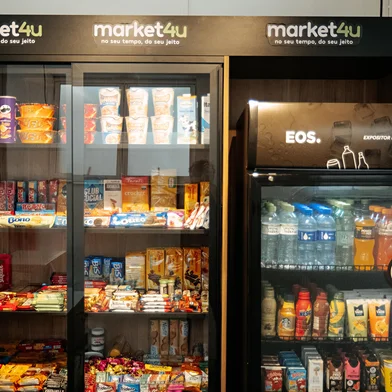 Mercado autônomo da rede Market4u é inaugurado na Keko, em Flores da Cunha. <!-- NICAID(16038875) -->