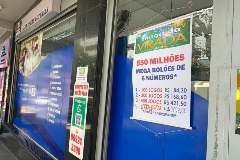 Lotéricas apresentam aumento no número de apostas para a Mega da Virada nesta semana em Caxias do Sul<!-- NICAID(15635307) -->