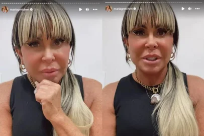 Gretchen rebate críticas após aplicar mega hair loiro com franja e defende cabelereira: "Ela colocou o que eu pedi" <!-- NICAID(15524959) -->