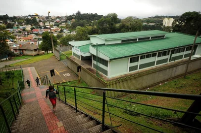 CAXIAS DO SUL, RS, BRASIL, 16/04/2017. Comunidade avalia o atendimento nos postos de saúde. Na foto, a UBS Diamantinos. (Diogo Sallaberry/Agência RBS)<!-- NICAID(12856097) -->