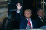 Former US president Donald Trump arrives ahead of his arraignment at the Manhattan Federal Court in New York City on April 4, 2023. - Former US President Donald Trump is to be booked, fingerprinted, and will have a mugshot taken at a Manhattan courthouse on the afternoon of April 4, 2023, before appearing before a judge as the first ever American president to face criminal charges. (Photo by Bryan R. Smith / AFP)Editoria: POLLocal: New YorkIndexador: BRYAN R. SMITHSecao: policeFonte: AFPFotógrafo: STR<!-- NICAID(15394087) -->
