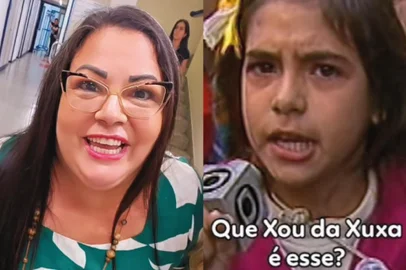 Que Xou da Xuxa é esse? Menina recria o meme<!-- NICAID(15870208) -->