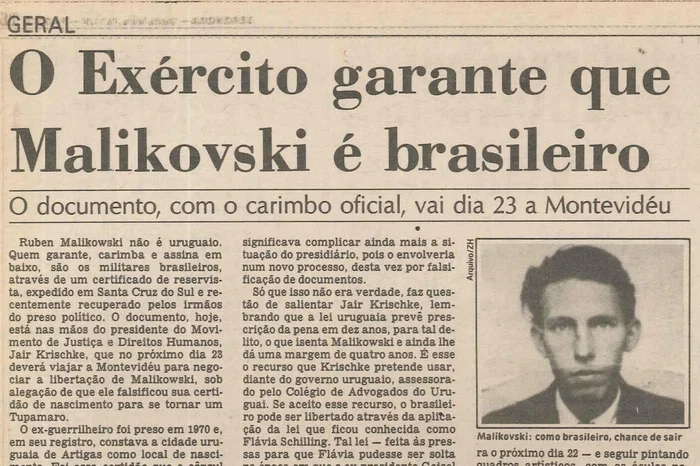 Reprodução/Zero Hora / Agencia RBS Reprodução/Zero Hora / Agencia RBS