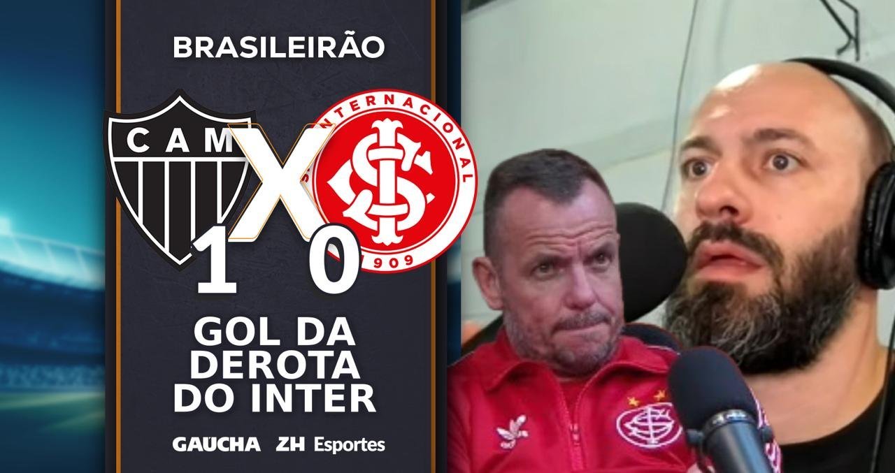 O gol da derrota do Inter para o Atl&eacute;tico-MG na voz de Marcelo de Bona