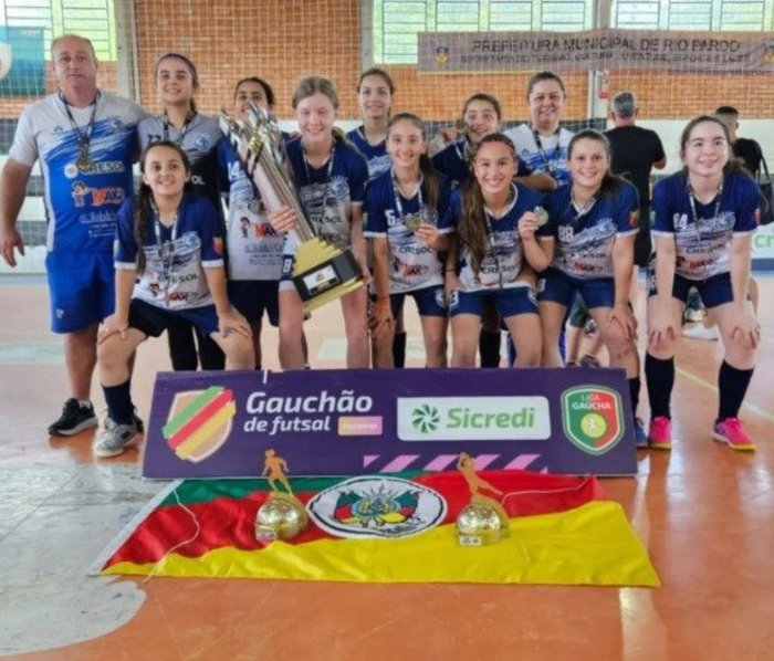 Divulgação União Roquegonzalense de Futsal Feminino Divulgação União Roquegonzalense de Futsal Feminino