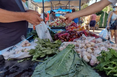 Ponto de Safra, na Praça Dante Alighieri passa a vender as sacolas de produtos a R$3,00 e não mais a R$2,00<!-- NICAID(15033098) -->