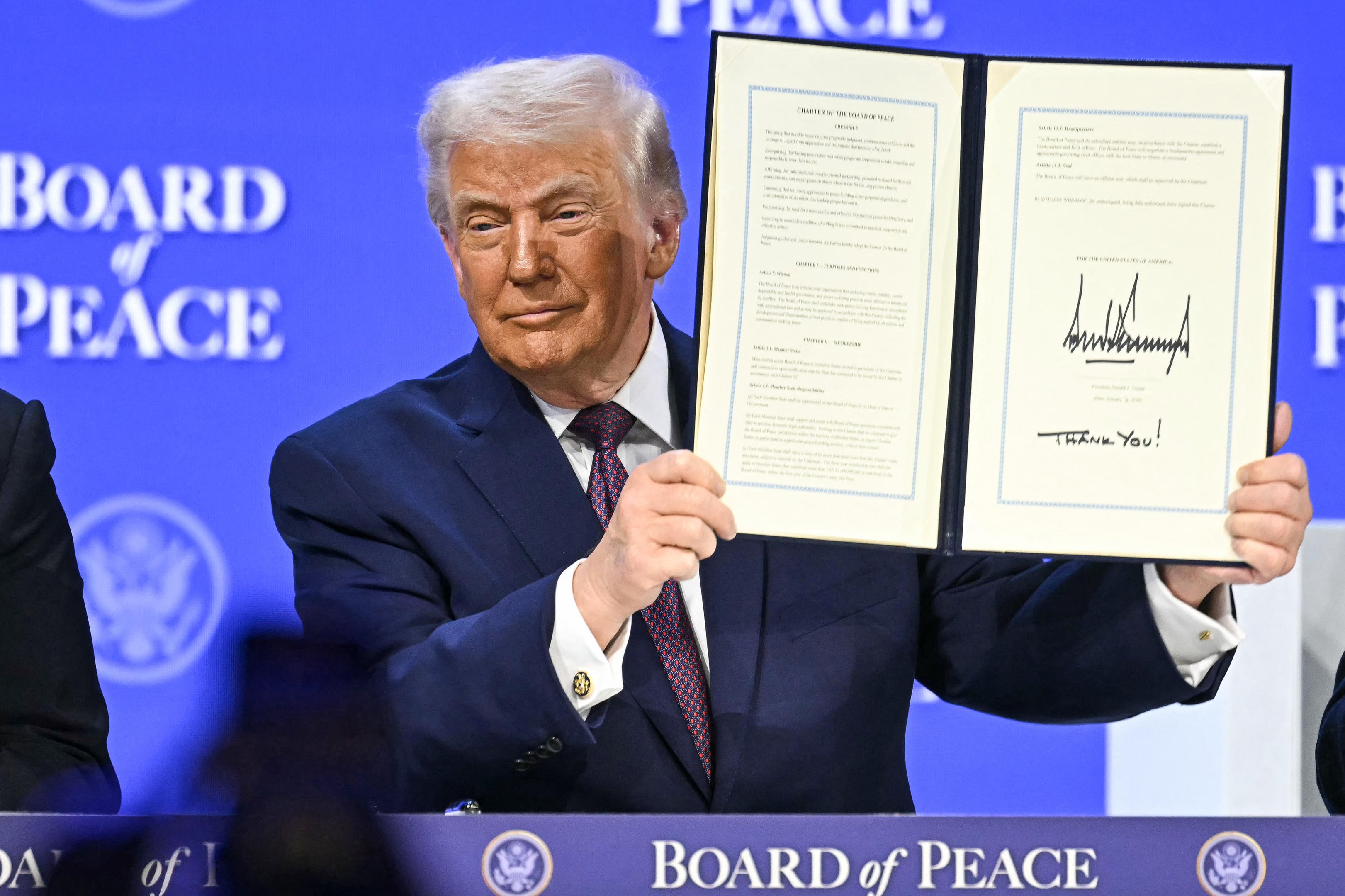 Com cr&iacute;ticas &agrave; ONU, Trump lan&ccedil;a o "Conselho da Paz": "Nunca nem falei com eles"