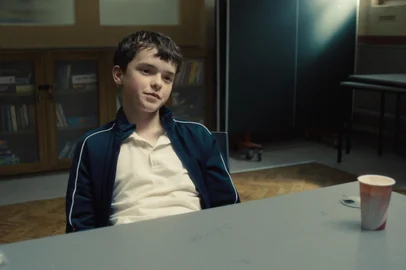 Adolescence. Owen Cooper as Jamie Miller in Adolescence. Cr. Courtesy of Netflix Â© 2024<!-- NICAID(16004196) -->