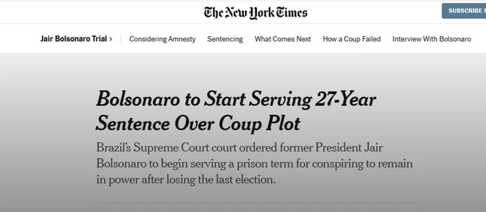 The New York Times / Reprodução