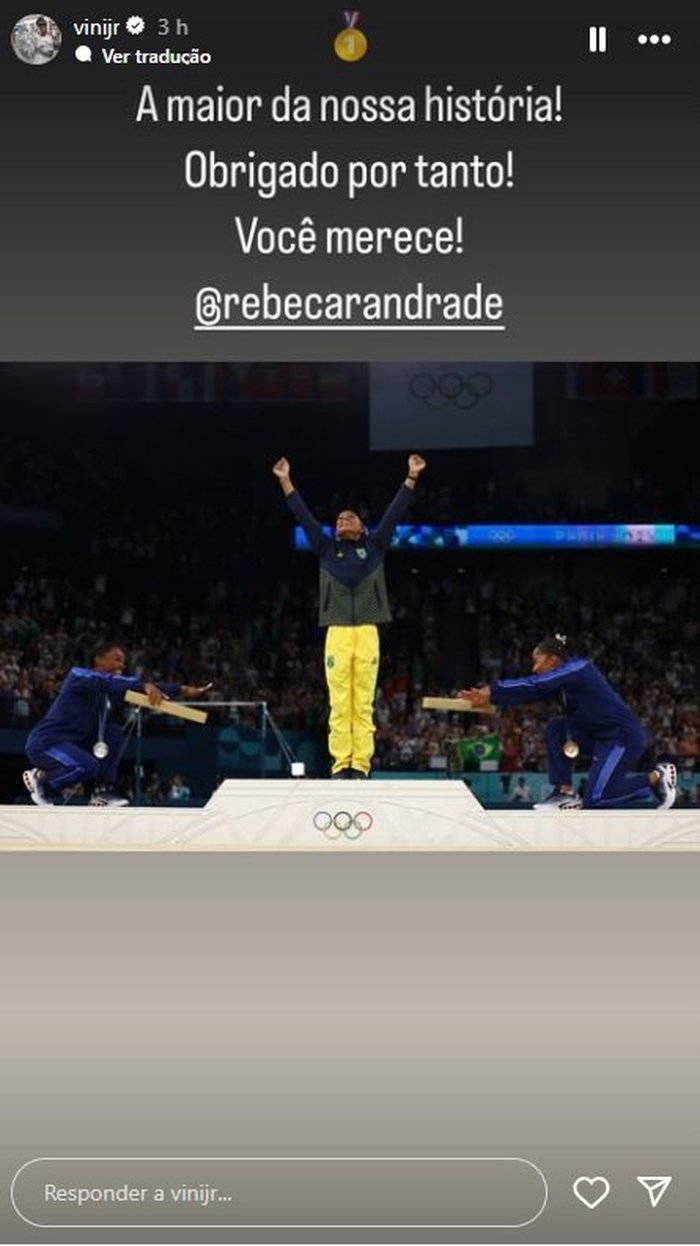 Instagram @vinijr / Reprodução