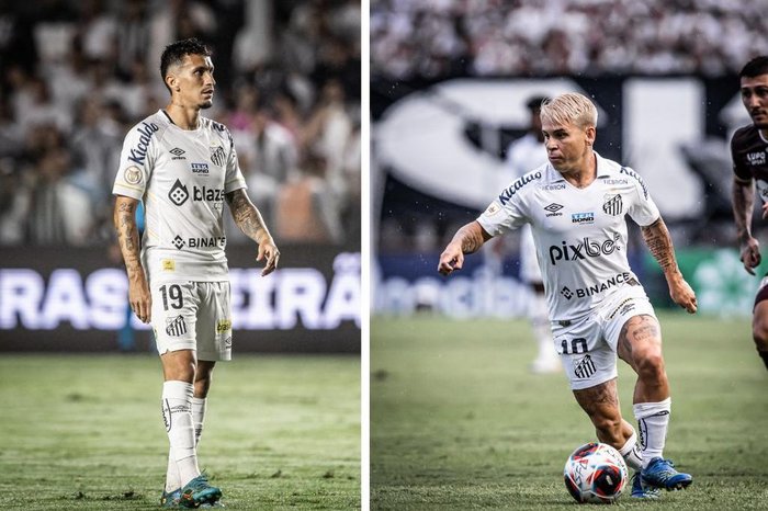 Colagem de fotos / Raul Baretta / Santos F.C,Divulgação