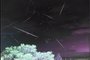 Imagem da chuva de meteoro Geminídeas, originada a partir dos fragmentos do asteroide Phaeton. O fenômeno foi registrado pelo Observatório Heller & Jung na madrugada de 13 de dezembro de 2022.<!-- NICAID(15293705) -->
